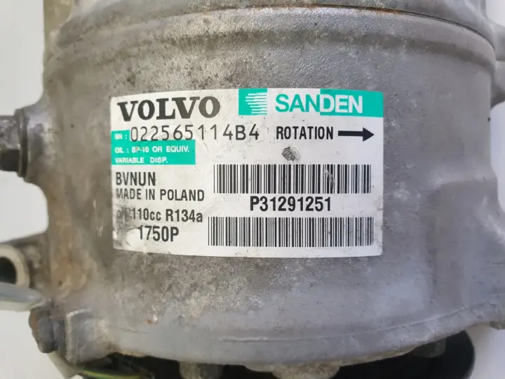 Volvo V40 II 1.6 D2 SPRĘŻARKA KLIMATYZACJI pompa