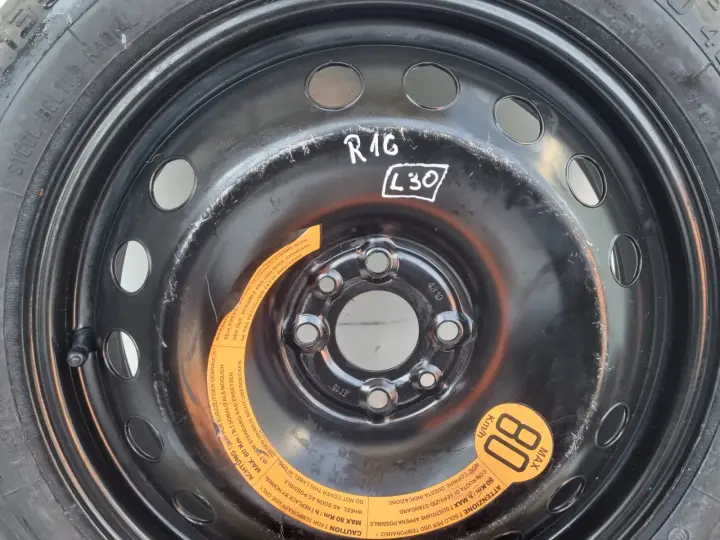 Fiat Alfa Romeo Mito KOŁO DOJAZDOWE dojazdówka 135/70 R16 4x98 A4474710