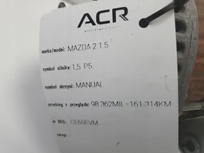 Mazda 2 III 1.5 SkyActive-G ALTERNATOR A5TJ0591ZT