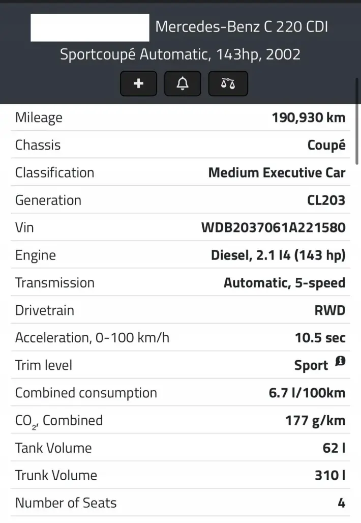 SILNIK KOMPLET Mercedes W203 2.2 CDI udokumentowane 190tyś 611962