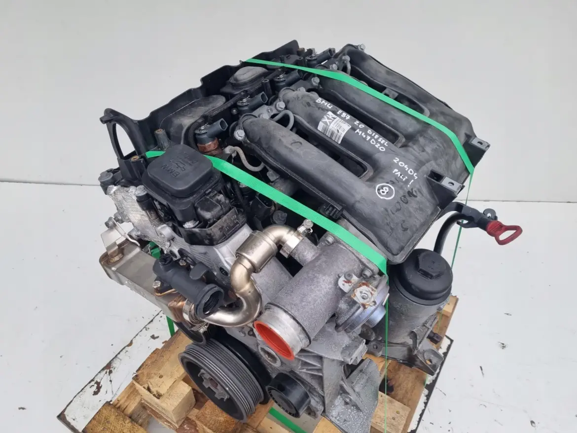 SILNIK KOMPLET BMW E87 2.0 D DIESEL ładnie pracuje M47D20 204D4