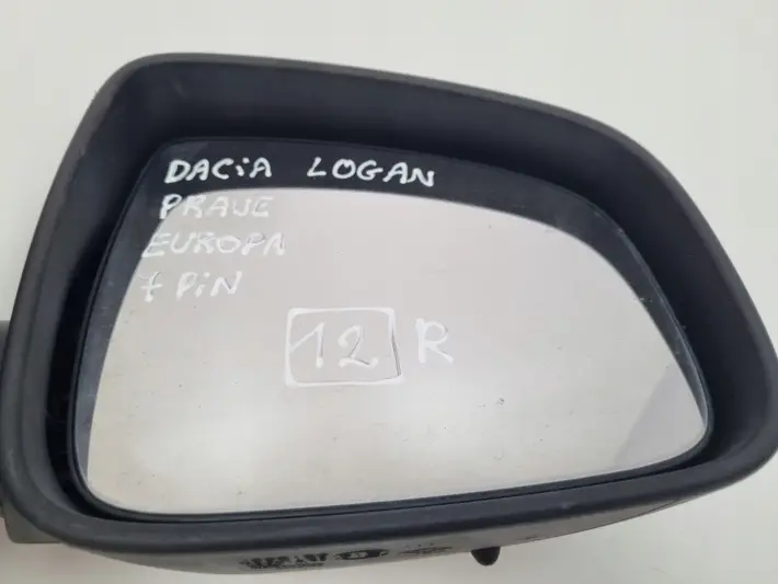 Dacia Logan II MCV LUSTERKO PRAWE PASAŻERA 7 Pin kabli EUROPA