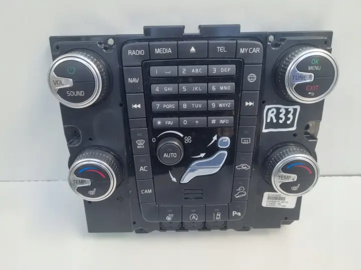 Volvo S60 II V60 I XC60 I PANEL KLIMATYZACJI Nawiewu radia 31443425