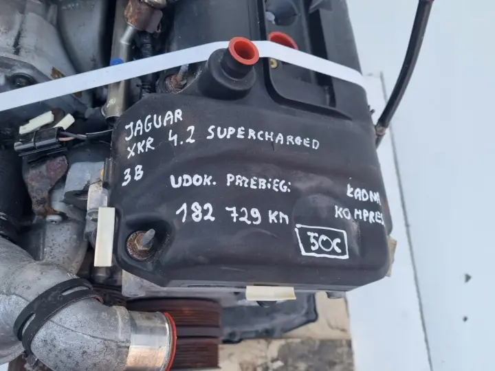 SILNIK Jaguar XKR 4.2 V8 SUPERCHARGED udokumentowane 182tyś AJ34 AJ34-B