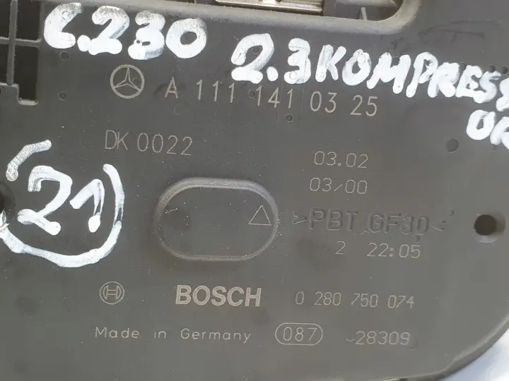 Mercedes W203 2.3 K PRZEPUSTNICA A1111410325