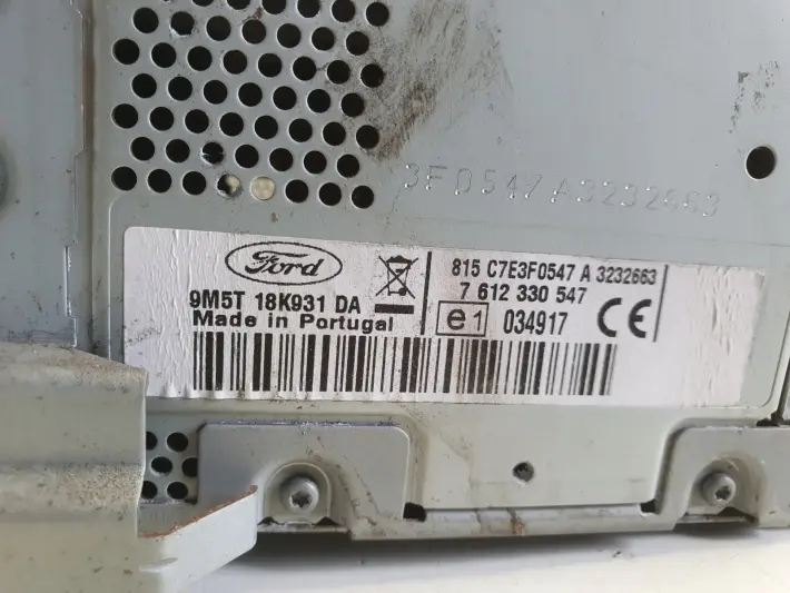 Ford Mondeo MK4 Focus mk2 RADIOODTWATRZACZ CD radio 9M5T-18K931-DA