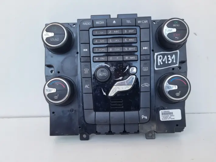 Volvo S60 II V60 I XC60 I PANEL KLIMATYZACJI Nawiewu radia 31398065