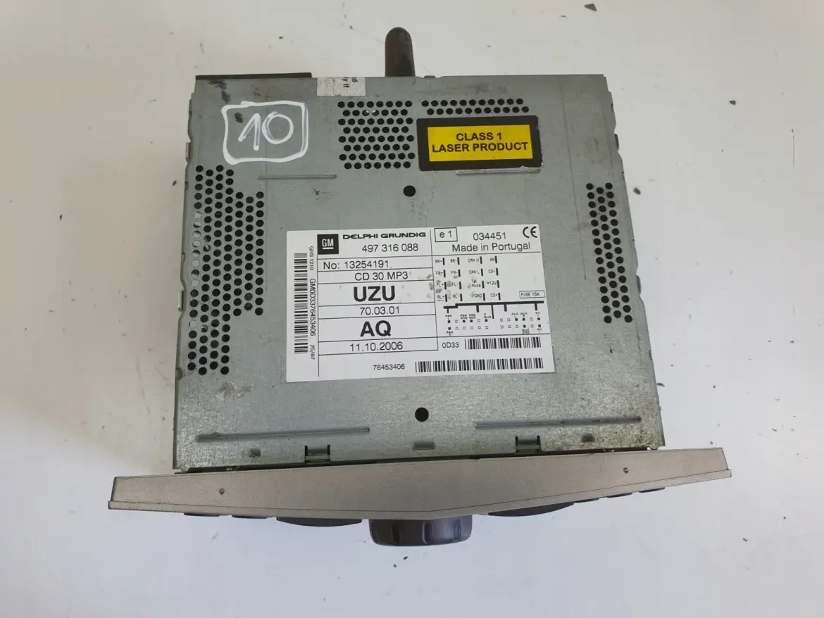 Opel Corsa D Meriva A RADIOODTWATRZACZ CD MP3 radio 13254191