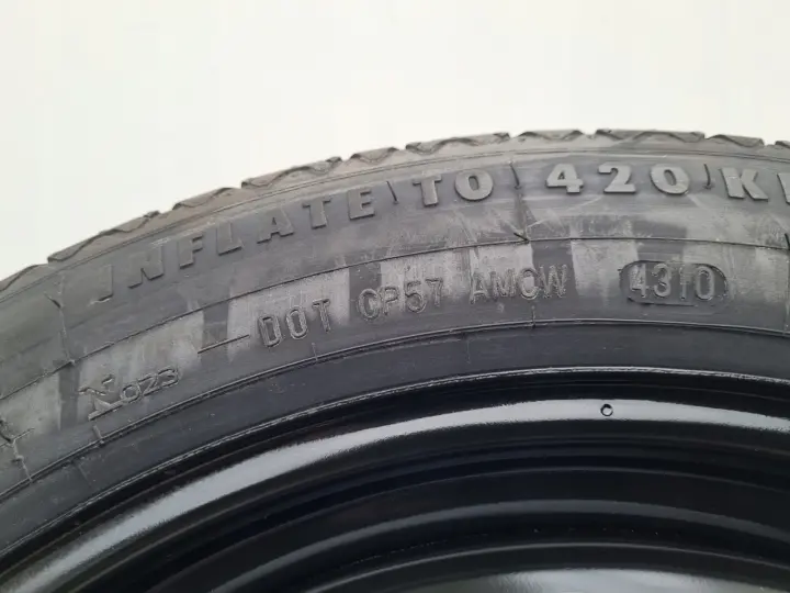 Volvo XC60 KOŁO DOJAZDOWE dojazdówka 125/80 R17 31302356 2170805 31302356