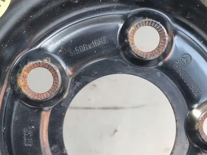 Mercedes W169 W245 KOŁO DOJAZDOWE dojazdówka 125/90 R16 5x112 1694000802