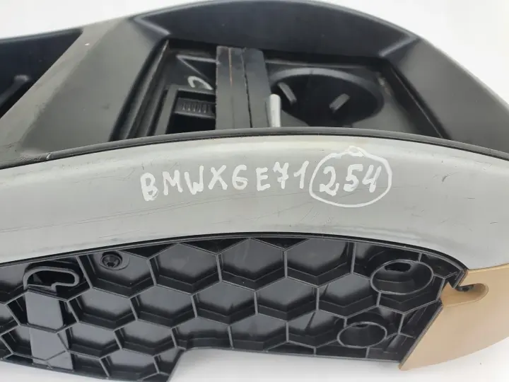 BMW X6 E71 TUNEL ŚRODKOWY Schowek cupholder TYŁ