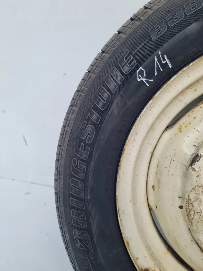 KOŁO ZAPASOWE Zapas felga 145/80 R14 4x105 Bridgestone Ecopia B381 2008