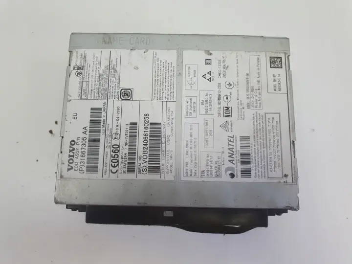 Volvo V40 II V60 S60 II CZYTNIK PŁYT CD radio nawigacja 31667305AA 31667305