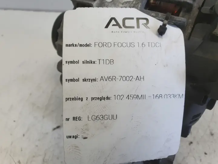 Ford Focus III MK3 1.6 TDCI ALTERNATOR AV6N-10300-GC 30659390 150A