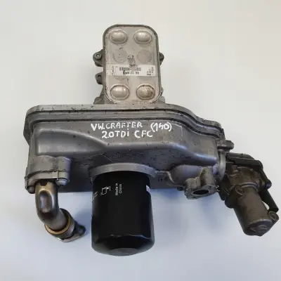 VW Transporter T5 2.0 TDI BiTDI CFC PODSTAWA FILTRA OLEJU Chłodnica