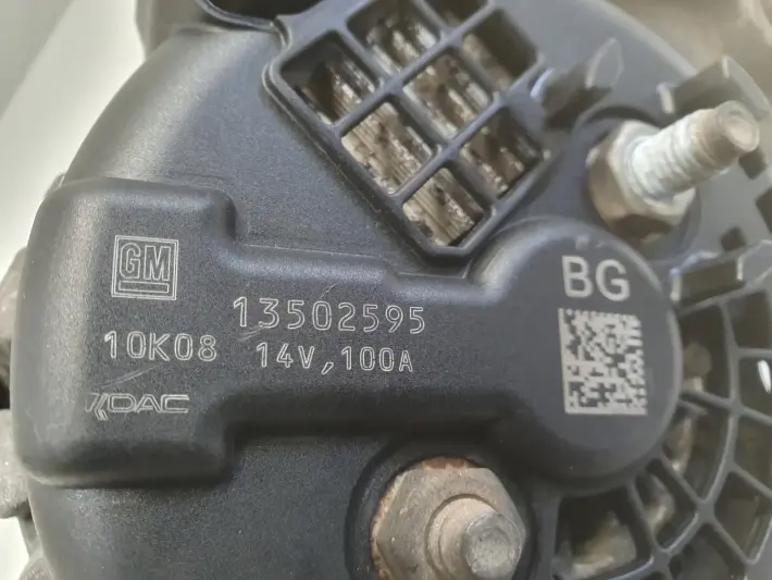 Opel Astra IV J 1.6 16V ALTERNATOR 13502595 BG 100A