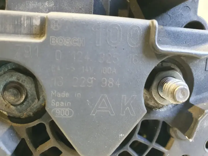 Opel Astra III H 1.6 16V ALTERNATOR 100A bosch 0124325163 AK