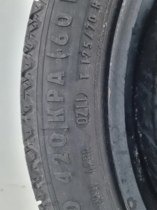 Opel Insignia A KOŁO DOJAZDOWE dojazdówka 125/70 R17 5x120 17X4.00B IS41