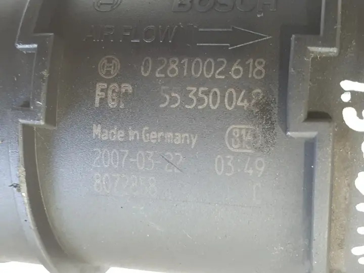 Opel Corsa D 1.3 CDTI PRZEPŁYWOMIERZ POWIETRZA 0281002618 bosch 55350048