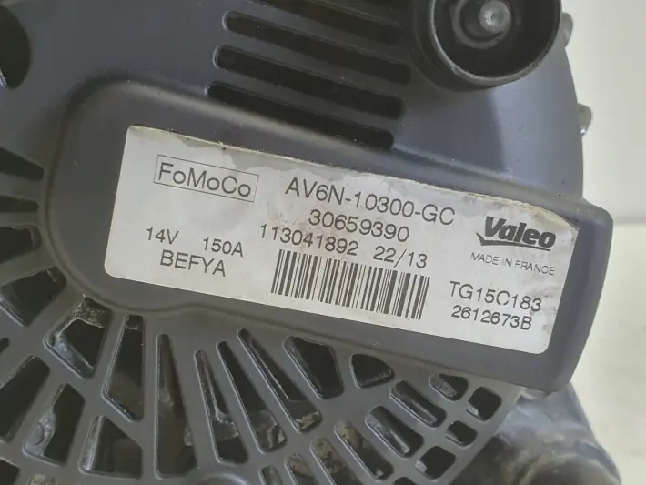 Ford Focus III MK3 1.6 TDCI ALTERNATOR AV6N-10300-GC 30659390 150A