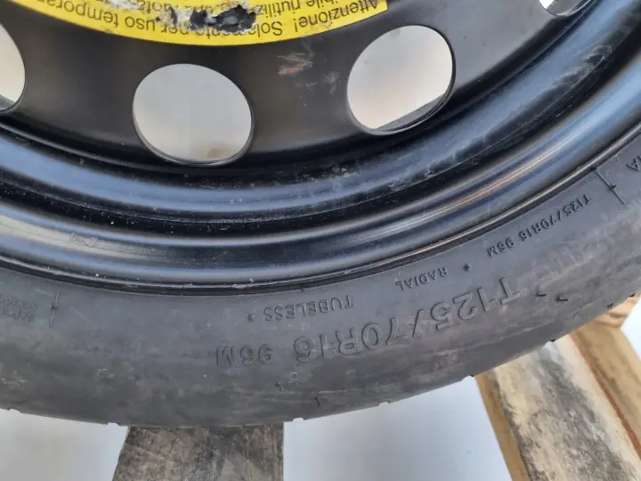 Audi Seat Vw Golf V KOŁO DOJAZDOWE dojazdówka 125/70 R16 1K0601027F 5x112
