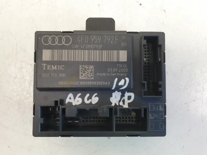 Audi A6 C6 MODUŁ DRZWI Prawy przód 4F0959792F