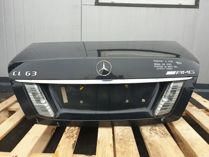 Mercedes CL W216 LIFT FL TYLNA KLAPA BAGAŻNIKA TYŁ