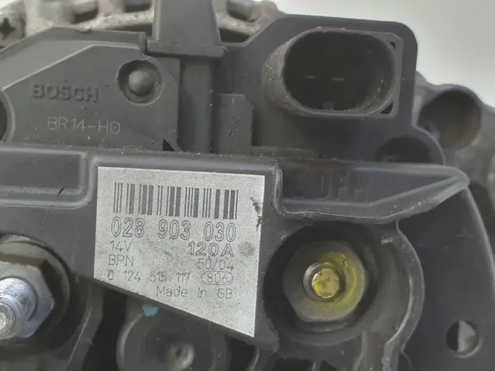 VW Sharan Alhambra Galaxy 1.9 TDI ALTERNATOR bosch 028903030 120A