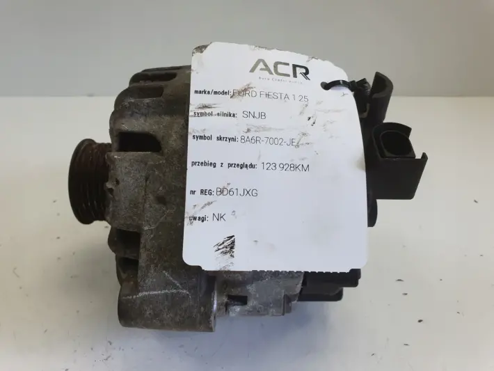 Ford Fiesta MK7 1.25 ALTERNATOR valeo 7G9N-10300-CC