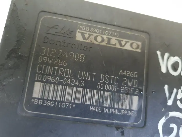 Volvo S40 II V50 POMPA ABS hamulcowa Sterownik 31274908 31274907