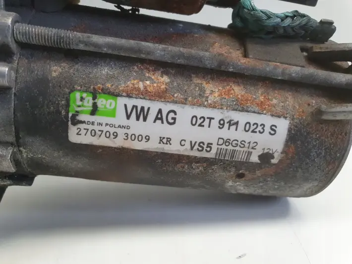 VW Golf VI 1.4 16V ROZRUSZNIK valeo 02T911023S