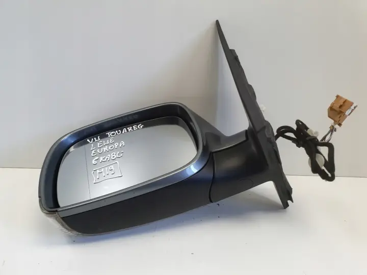 VW Touareg I 02-10r LUSTERKO LEWE KIEROWCY europa podświetl 6 kabli
