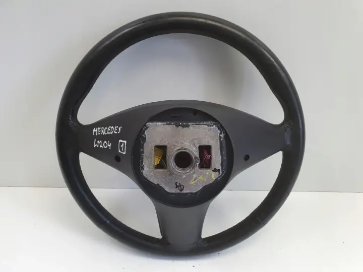Mercedes W204 SKÓRZANA KIEROWNICA Multifunkcyjna multifunkcja skóra AirBag