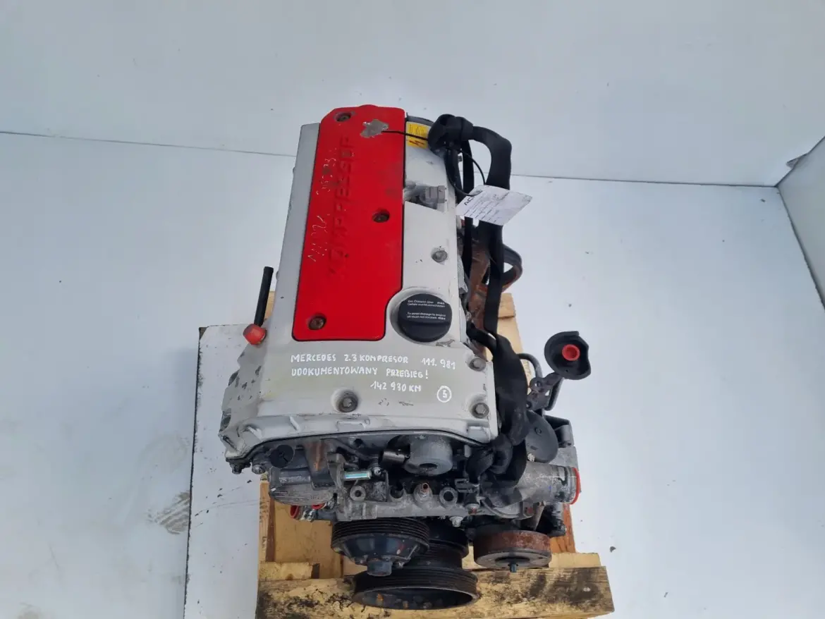 SILNIK Mercedes CL203 W203 2.3 KOMPRESSOR 197KM 142tyś 111981 111.981