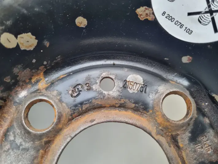 Clio II Kangoo KOŁO ZAPASOWE Zapas felga 185/60 R15 4x100 ET50 2150751