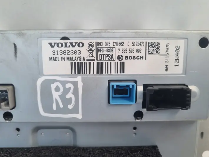 Volvo VOLVO V60 I S60 II XC60 I EKRAN NAWIGACJI Wyświetlacz 31382303