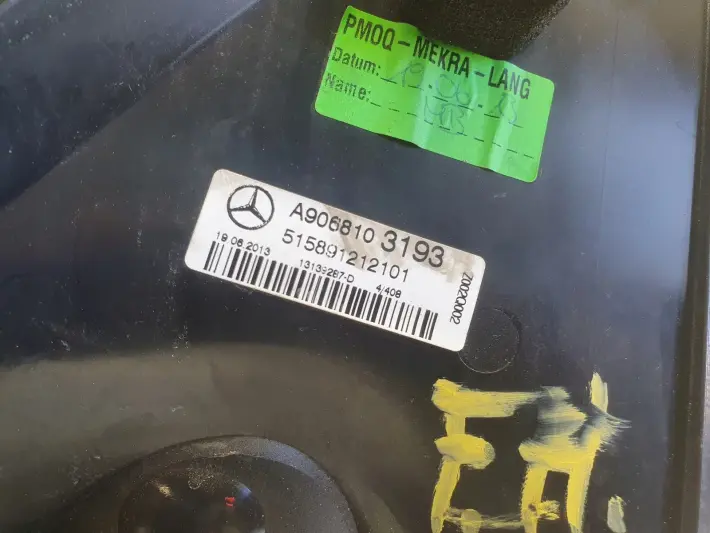 VW Crafter 06-11r Mercedes Sprinter 906 LUSTERKO PRAWE PASAŻERA 6 kabli EUR