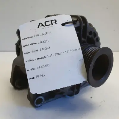 Opel Astra III H 1.6 16V ALTERNATOR bosch 0124325163 AK