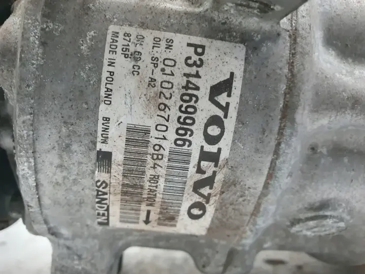 Volvo V90 II 2.0 D4 SPRĘŻARKA KLIMATYZACJI P31469966