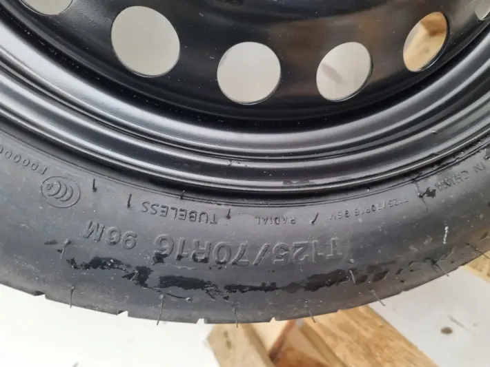Ford C -Max II Focus Mk3 KOŁO DOJAZDOWE dojazdówka 125/70 R16 5x108 2160848