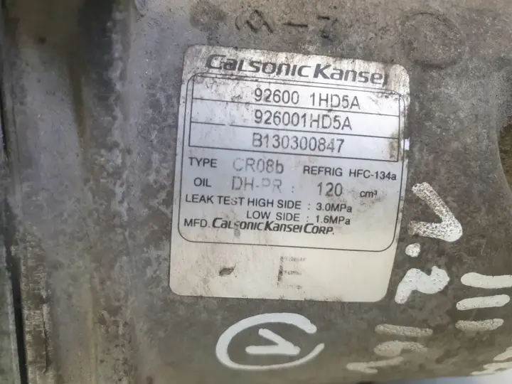 Nissan Micra IV K13 1.2 16V SPRĘŻARKA KLIMATYZACJI