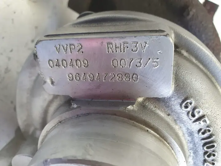 Citroen C3 1.4 HDI TURBOSPRĘŻARKA turbo 9649472880