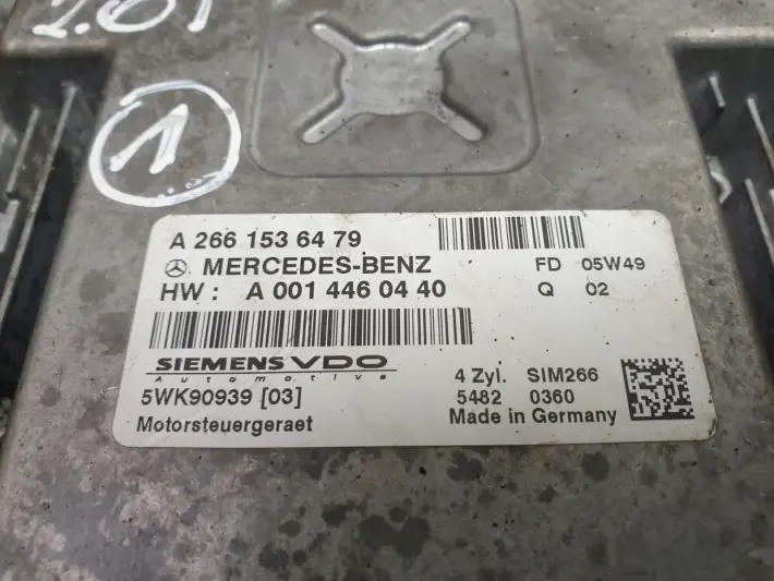 Mercedes W169 W245 2.0 T turbo STEROWNIK SILNIKA