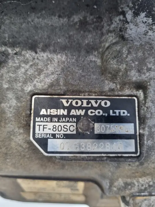 Volvo V70 III 2.4 D D5 185KM AUTOMATYCZNA SKRZYNIA BIEGÓW TF-80SC 30751903