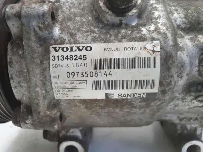 Volvo S40 II V50 1.6 D D2 SPRĘŻARKA KLIMATYZACJI 31348245