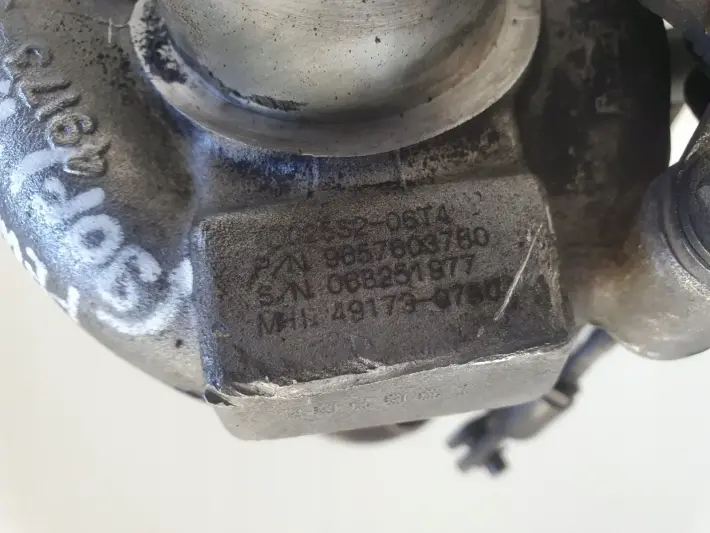 Peugeot 307 1.6 HDI TURBOSPRĘŻARKA turbo 9657603780