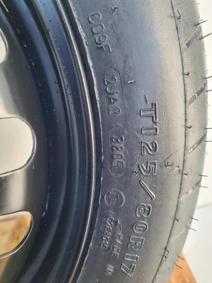 Audi A4 B6 B7 KOŁO DOJAZDOWE dojazdówka 125/80 R17 5x112 8E0601027C