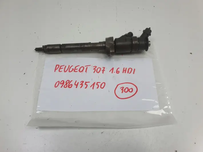Peugeot 307 1.6 HDI WTRYSKIWACZ wtrysk 0986435150