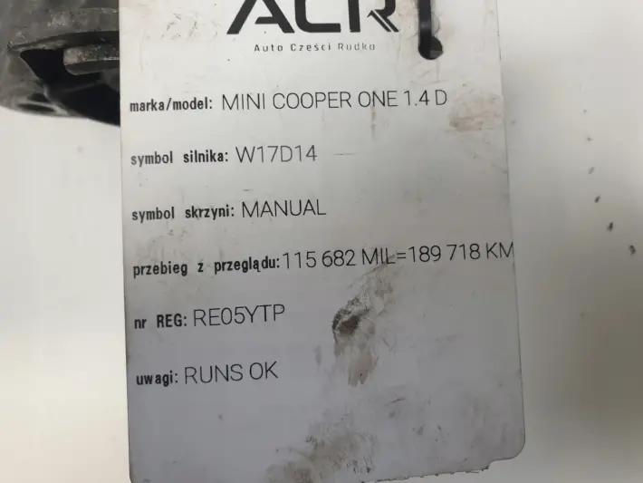 Mini One R50 1.4 D ROZRUSZNIK 28100-0W080