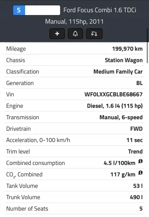 SILNIK Ford C-Max C Max II 1.6 TDCI 115KM udokumentowane 199tyś T1DA T1DB